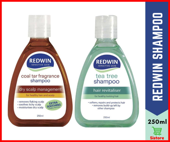 Redwin Coal Tar Shampoo For Dry, Itchy, Flaking Scalp Redwin Tea