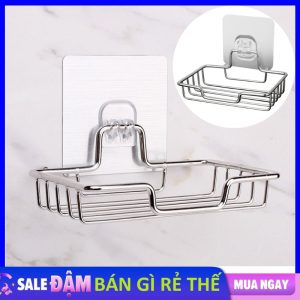 Khay Đựng Xà Bông Xà Phòng Bằng INOX Dán Tường Siêu Dính - Giá Để Đồ Xà Bông INOX Dán Tường Nhà Tắm Sạch Sẽ Gọn Gàng Tiện ích - KỆ INOX DÁN TƯỜNG ĐỂ ĐỒ ĐA NĂNG