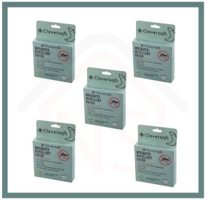CLOVERSOFT Mosquito and Garden Insects Repellent Patch (Bundle of 5 Packs)