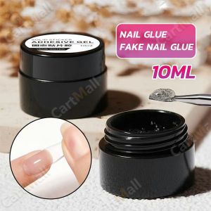 Non Stick Hand Solid Extension Nail Gel Polish For Fake Nails Extend Clear 10ml