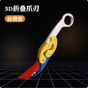 Ready Stock 3D Print Gravity Carrot Knife All Models Funny Toys Sanrio Kuromi Release Stress