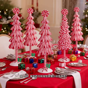 Holiday Candy Tree Decoration Long Use PVC Desk Ornament For Festival Indoor and Outdoor Decoration