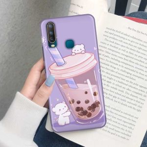 Cassing Untuk Vivo Y12 / Vivo Y15 / Vivo Y17 - Fashion Case Gambar Minuman Boba Lucu [ Murahcase id ] - Cassing Vivo -Casemurah - Jual Murah - Murah Meriah - Bisa COD ( Bayar Ditempat