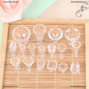 [COD] SweetBabiese 17ชิ้น/ล็อตจานชามชามจานชุดตุ๊กตา Miniature Toy Doll Food