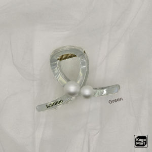 Jepit Rambut Model Knot Pita Mutiara Pearl Fashion Korea Hair Claw