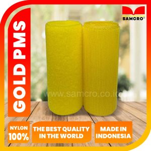 Velcro Magic Tape -Prepet-Perekat-Kretekan-Velcro Serba Guna-Velcro Tape-Velcro Samcro Reguler-100MM-Warna Gold PMS