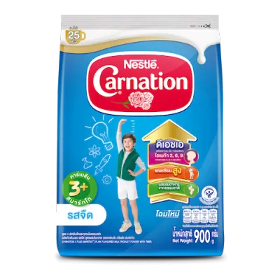 คาร์เนชั่น นมผงสำหรับเด็ก 1+ 3+ รสจืด น้ำผึ้ง วานิลลา 850-1400 กรัม