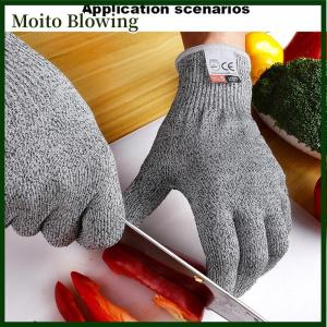 Moito HPPE Level 5 Safety Anti Cut Gloves High-strength Industry Kitchen Gardening Anti-Scratch Anti-cut Cutting Multi-Purpose