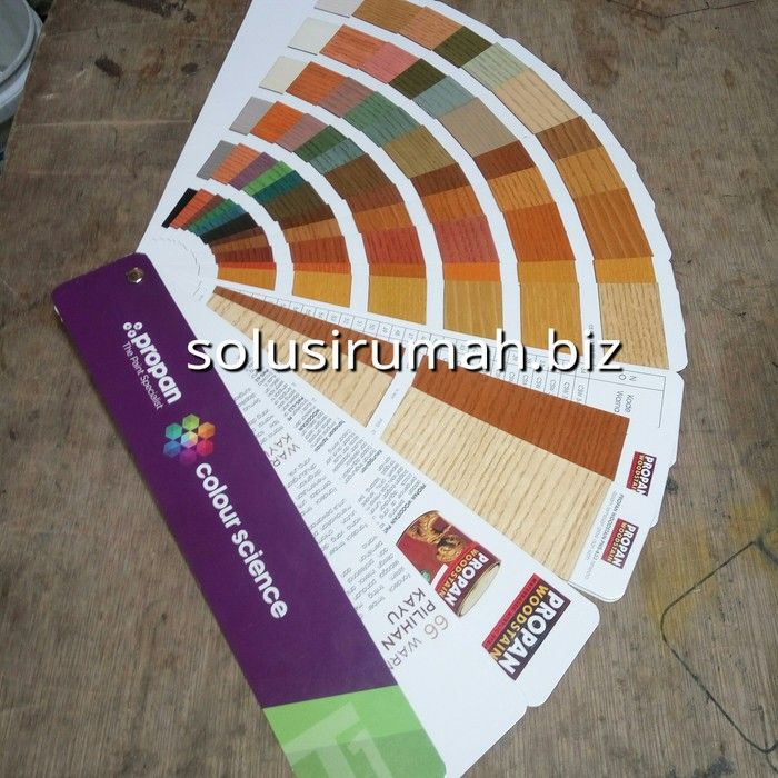 KATALOG CAT PROPAN WOODSTAIN 66 WARNA POLITUR WOOD STAIN dof gloss