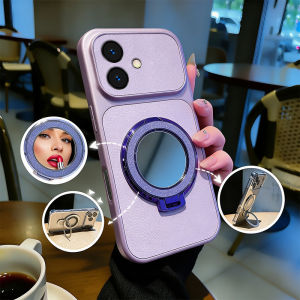 Feadship Case for OPPO a3x A5i a40 a40m a20 4g a3 pro 5g 2024 phone casing Softcase shockproof Cover new design aesthetic cute Makeup mirror with holder for girls KNHZJ1