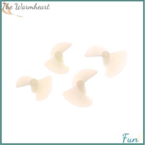 【The Warmheart】 1Pairs D22mm 26mm CW CCW Electric Nylon Prop Screw DIY White Two Leaf Propellers For Rc Boats Models 2mm Shaft