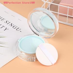 【Special price】🎀Perfection Store1🎀 กล่องแป้งพัฟแบบพกพาใช้ซ้ำได้กล่องใส่เครื่องสำอางแบบพกพาพร้อมกระจกฟองน้ำสำหรับครีมรองพื้นแบบบีบี
