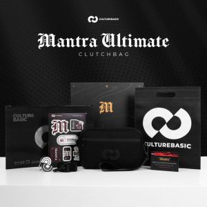 Culture Basic | Mantra Ultimate Clutch Bag (Dapat Soft Box) | Handbag Pria Waterproof | Tas Pria Multifungsi Anti Bara