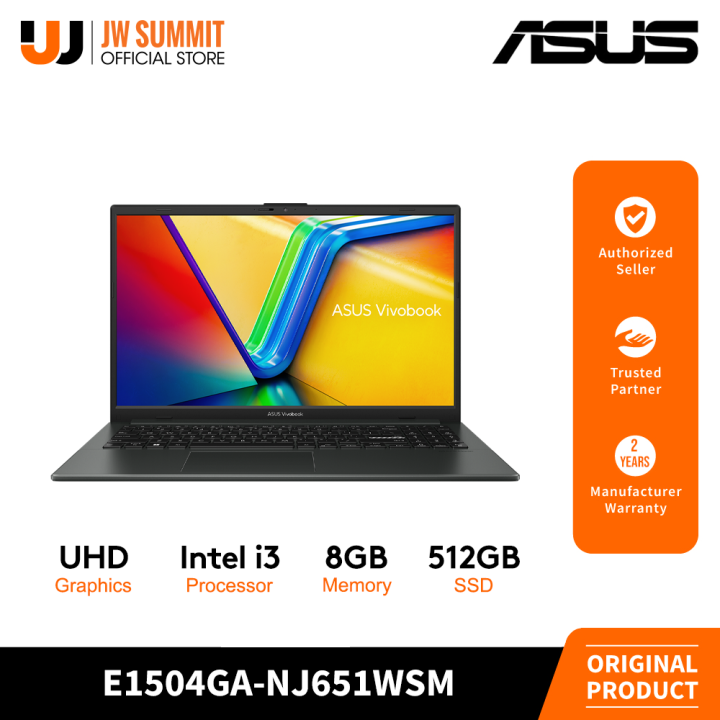 Asus Vivobook Go 15 E1504GA-NJ651WSM FHD Intel i3 8GB DDR4 512GB SSD  Intel UHD Win 11 Laptop Lazada PH