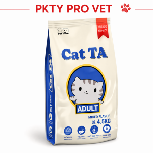 Thức ăn hạt cho mèo trưởng thành Cat TA Adult Mixed Flavor 4.5KG hỗ trợ tiêu hóa miễn dịch tim mắt