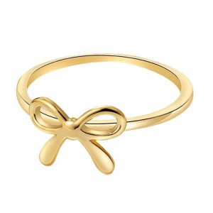 Fashionable Gold Bowknot Rings Designed for Versatile Style Enhancing Outfits for Women Seeking Elegances