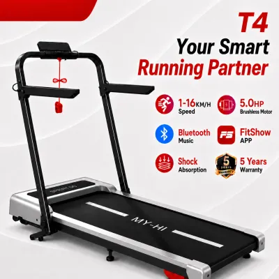 MY-HI Treadmill Exercise Multi-Function Fitness Gym Workout Walking TreadmillSmart Running Machine Foldable Equipment平板跑步机