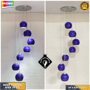 Lampu Gantung Hias Moonlight Minimalis 7 in 1