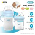 Dr.isla ขวดนม ขวดนมเด็ก ขวดนมคอกว้าง กันสำลัก 150ml/240ml/330ml Anti Colic Baby Bottle ปลอดสาร BPA ขวดนม PP ขวดนม ขวดจุกนมหลอก ขวดน้ําดื่มสําหรับเด็กขวดทารกแรกเกิดปลอดสาร ขวดนมพร้อมจุกนมซิลิโคน รุ่นเนเชอร์รัล ขวดนมคอกว้าง baby bottle PP15. 