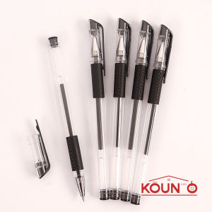 Pulpen Gel Standard Pena Tinta Cair Bolpoint Pulpen Gel Alat Tulis Stationary Pulpen Gel Mimi 0.5mm