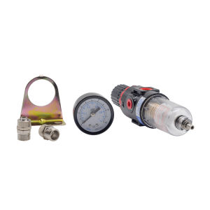 1PC Dental Pressure Reducing Valve Gauge Metal Damping Regulator Clinic Chair Water-Air Filtration System Accessory