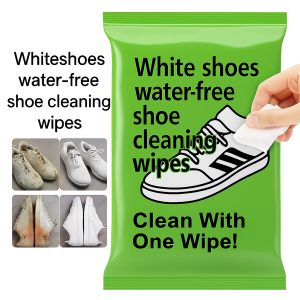 Shoe Cleaning Wipes For White Shoes Leather Shoes Water-Free Quick Clean Strong Stain Removal Disposable Clean Wet Wipes
