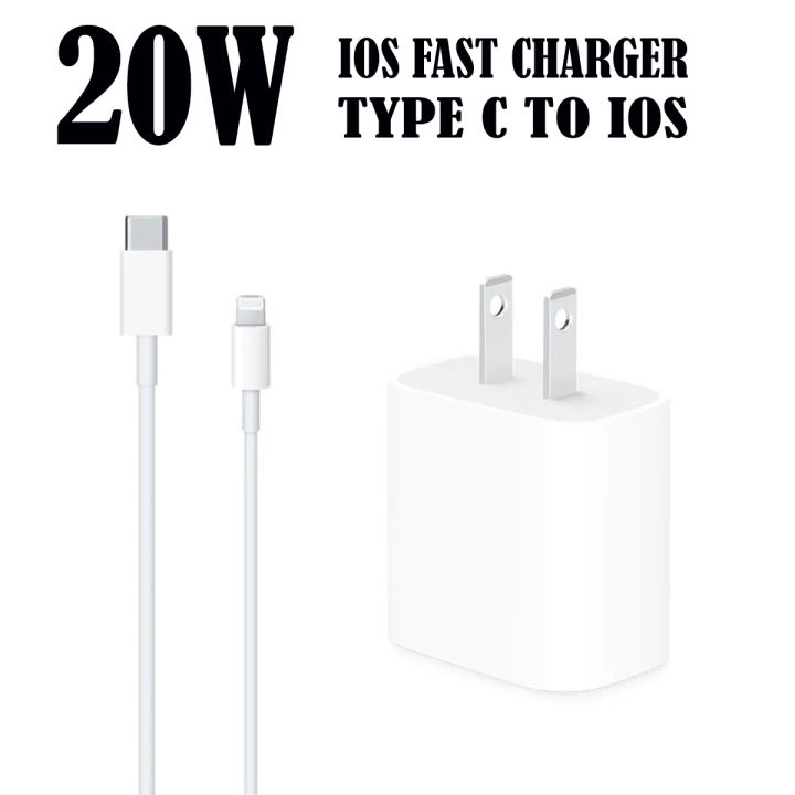 20W USBC Power Adapter Charger with Fast Charging Capability Type C