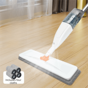 FLYING Microfiber Mop Floor Spray Mop Wet Dry Use Spray Function Flat Mop Rotating Base Floor Mop Home Floor Cleaning