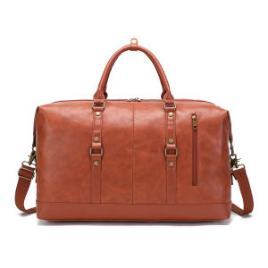 New and durable products directly from the manufacturer PU Travel bag business style solid color outdoor shoulder bag luggage organizer popular for cross-border sales