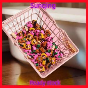 SQ Stationery [Flash Sale] 100Pcs Creative Cute Capybara Mini Cartoon Eraser Kawaii Animal Stationery Primary School Office Supplies Kids Prize Gift