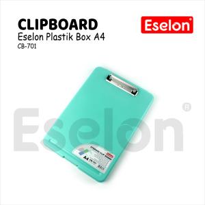 Clipboard Plastik Eselon A4 / Papan Ujian 2IN1 / Storage Clipboard
