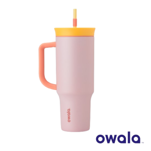 StockOwala 40oz Insulated Stainless Steel Tumbler With Straw Carry Handle BPA Free Owala Water Bottle Assorted Colours