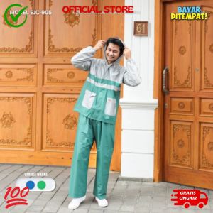 Jas Hujan Setelan Jaket Celana New Kombinasi 905 Raincoat Dewasa Pria Wanita