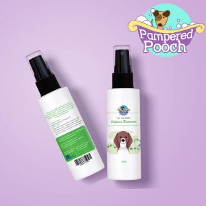 125ml Pampered Pooch Pet Cologne Fresh Spray All Stages Adult Puppy Dog Dogs Odor Control Care