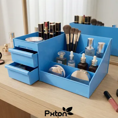 PXTON - Rak Kosmetik Drawer Kotak Penyimpanan Makeup Organizer / RAK KOSMETIK / STORAGE BOX / TEMPAT PERHIASAN / TEMPAT MAKE UP / RAK MAKE UP / KERANJANG KOSMETIK / KOTAK MAKEUP / KOTAK MAKEUP MINI / BOX MAKEUP / BEAUTY CASE / TEMPAT KOSMETIK