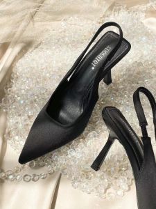 [Free Shipping] Summer New Collection: WomenS Pointed-Toe Half-Strap Sandals Summer Stiletto Heels High-Heeled Shoes And High-Heeled Sandals