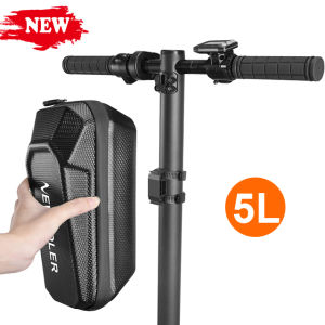 NEWBOLER 3L/5L Bike Bag Waterproof MTB Front Frame Scooter Road Bike Hard Shell Folding Electric Bicycle Bags