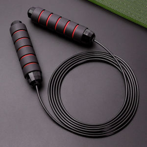 เชือกกระโดด เชือกกระโดดออกกำลังกาย ด้ามจับนุ่ม ปรับความยาวได้ Jumping Rope ที่กระโดดเชือก เชือกออกกำลังกาย กระชับมือ อุปกรณ์ออกกำลังกาย