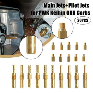 Carburetor Main Jet Kit with Slow/Pilot Jet Set Replacement Fir For NSR KSR PWK PWM Keihin OKO CVK