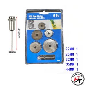 Lưỡi cắt mini bộ lưỡi cưa gỗ 6 chi tiết gắn máy khoan cầm tay BLCGMN