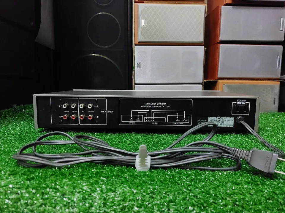sony microphone echo mixer MX-250 made in Japan จากตู้ญี่ปุ่นมือ2