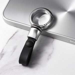 H Mens antilost metal pendant keychain