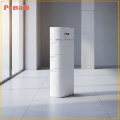 petsola Waterproof Slim Narrow-Space Storage Cabinet Large Capacity Bathroom Narrow-Space Cabinet Sturdy Bathroom Drawer Unit Built-in Tissue Dispenser for Bedroom Laundry Room Kitchen