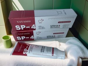 [COMBO 2-10 TUÝP] Kem Đánh Trắng Răng YAYASHI SP-4 Làm Trắng Răng Cải Thiên Vết Ố Vàng Và Khử Mùi Cho Hơi Thở Thơm