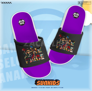 Selop Anak-Anak Terbaru BRZ 598 Dengan Berbagai Pilihan Warna Sendal Menarik Flip-Flop Anak Anak Size 26-35