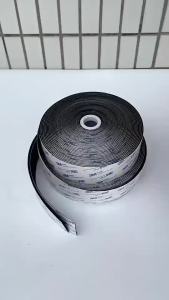 On Hand Black Self-Adhesive Velcro Tape 1M Heat Resistant No Trace Double Sided Hook Loop Magic Tape Multi Width 16-50mm