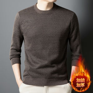 เสื้อกันหนาว การแต่งตัว สไตล์แฟชั่น แจ็คการ์ด บวกกํามะหยี่ ทนต่อการสึกหรอ ทนทาน ไม่หลุดลอกง่าย