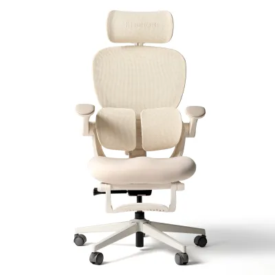 Hinomi Q2 Ergonomic Chair with Memory Foam Free Footrest Office Chair with Adjustable Lumbar Support Headrest Armrest