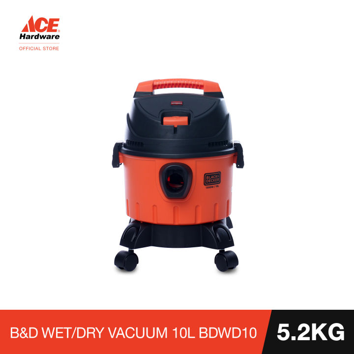 Black and Decker Wet/Dry Vacuum 10L Bdwd10 Lazada PH