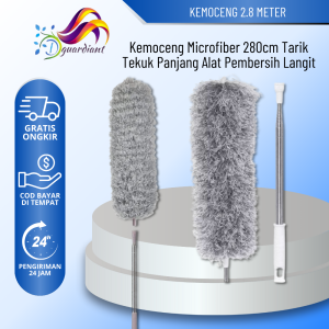 KEMOCENG PANJANG PEMBERSIH LANGIT RUMAH PANJANG 28M BISA DI TEKUK ALAT PEMBERSIH